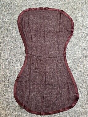 Liz Claiborne Burgundy Silk Hourglass Scarf Wrap